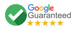 We are Google Guaranteed carpet cleaners!